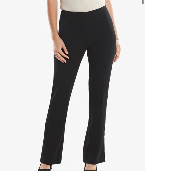 MM LaFleur Clooney 2.0 Dress Pants Light Twill 12 NEW Black Flared Slit Career